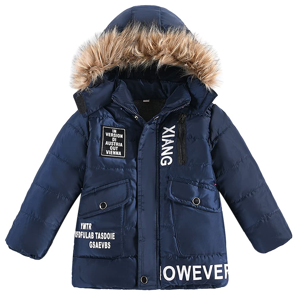 Amur Leopard Doudoune Enfant Garçon à Capuche Personnalisée