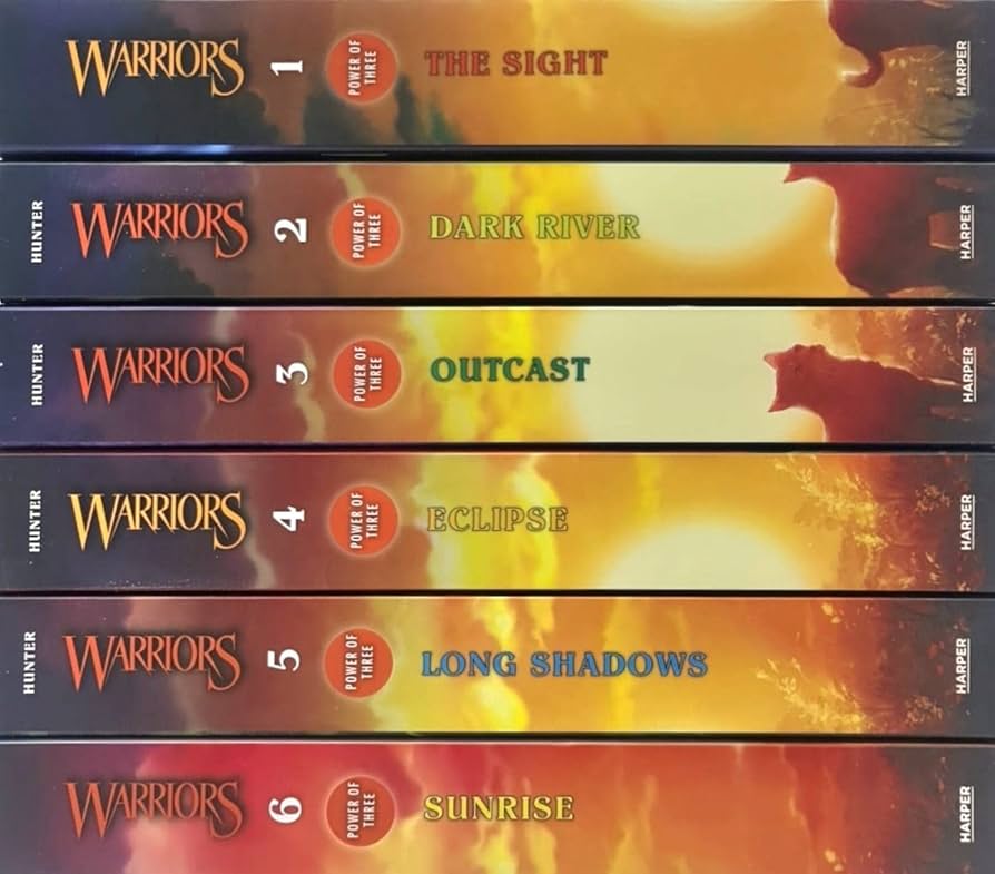 Warriors Cat Power of Three Book 1-6 Series 3 Books