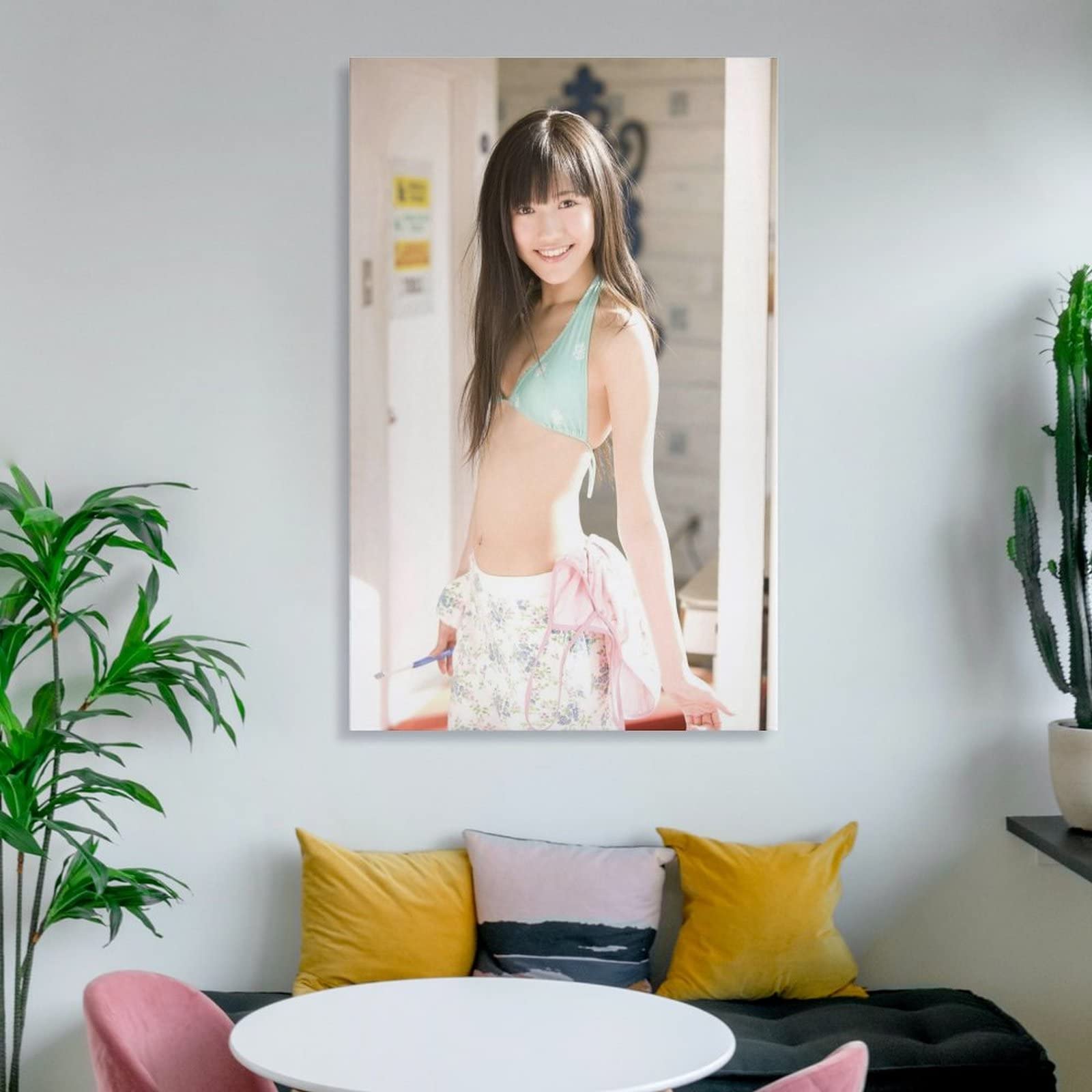 Amazon｜渡辺麻友 美少女水着ポスター (23) キャンバス 芸術 ポスター