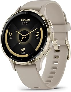 Garmin Venu 3S 41 mm Fitness Smartwatch, 1.2 Inch AMOLED Touch Display, Up to 10 Days Battery Life, 30+ Sports Apps, Bluetooth Telephony and Voice Assistance, Music, GarminPay, Wheelchair Mode