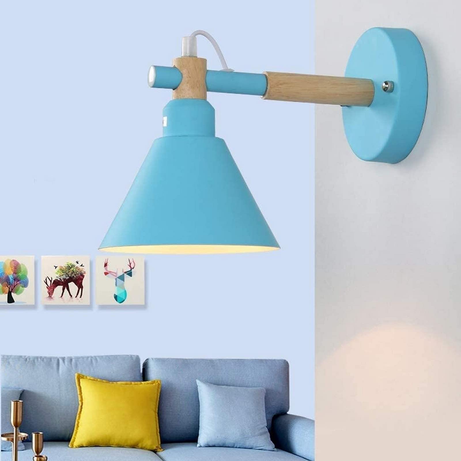 Applique murale moderne E27 gain de place pour table de chevet