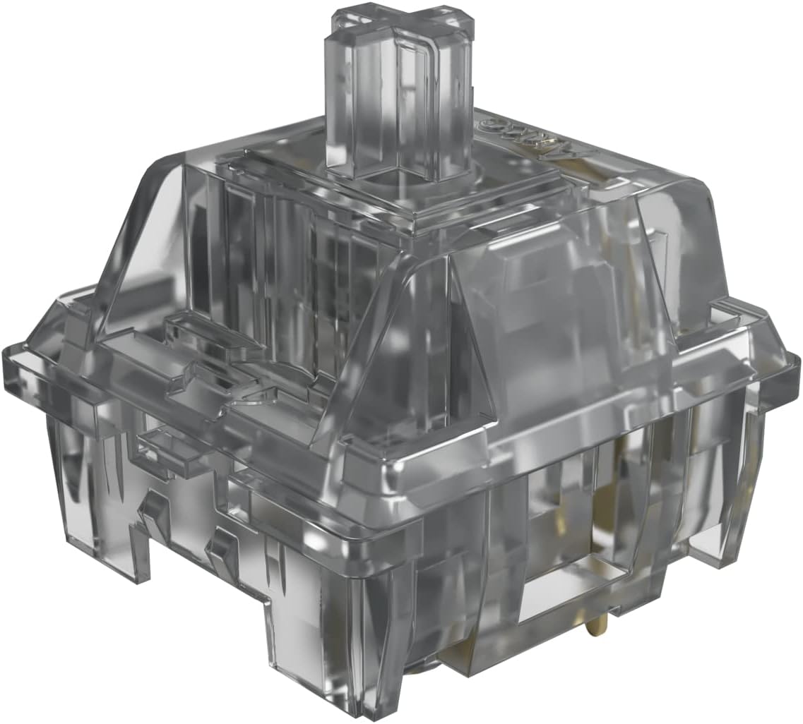 Akko Keyboard Switches, CS Crystal Silver Switches Plate Mounted