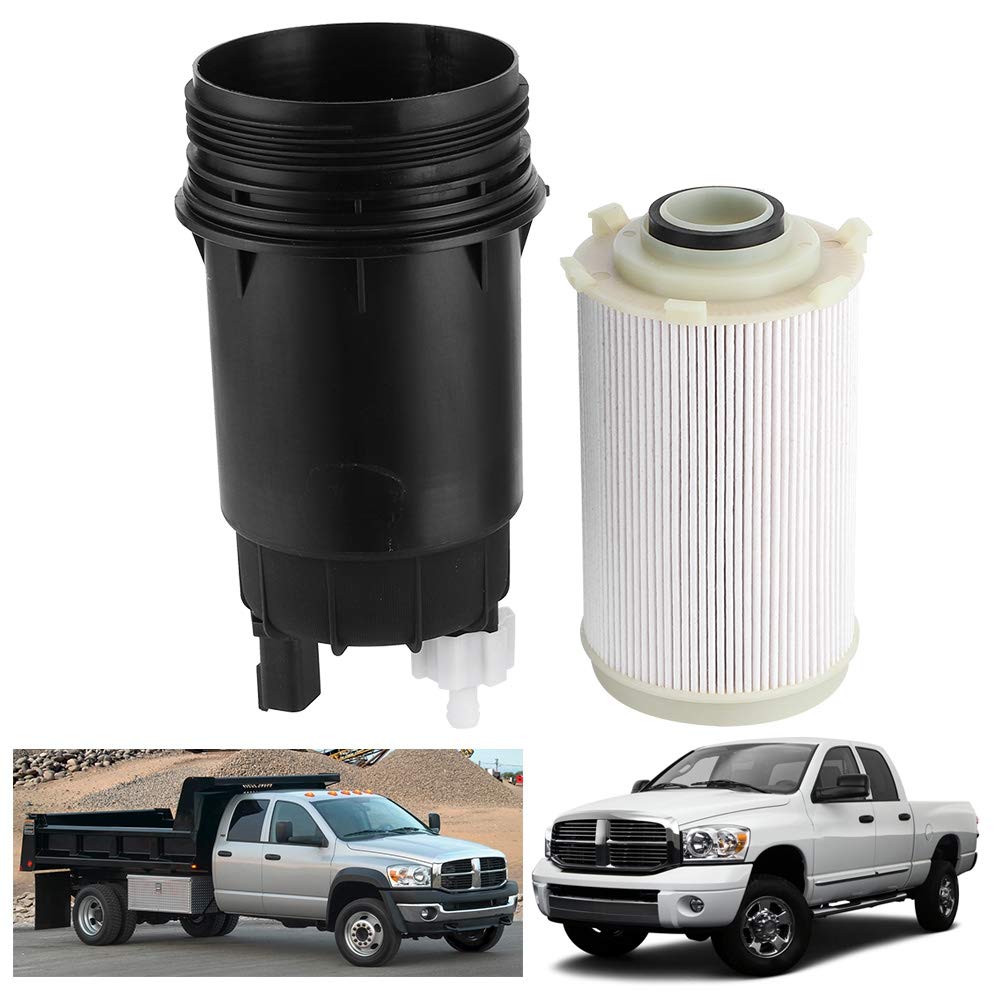 Filtro Carburante, Gruppo Filtrante FS43252 con Separatore Acqua Compatibile con Dodge Ram 2500 3500 6,7 L, Ricambio per Sistema Diesel e Manutenzione del Motore Auto