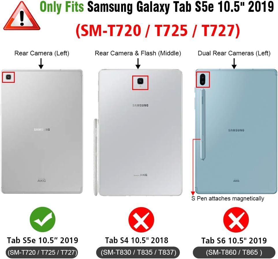 Amazon.com: Case for Samsung Galaxy Tab S5e 10.5 2019 SM-T720/T725