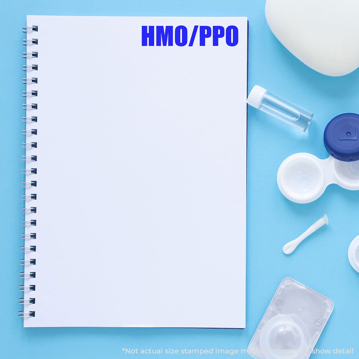 Tampon HMO PPO grand format en caoutchouc pour simplifier la facturation des cliniques
