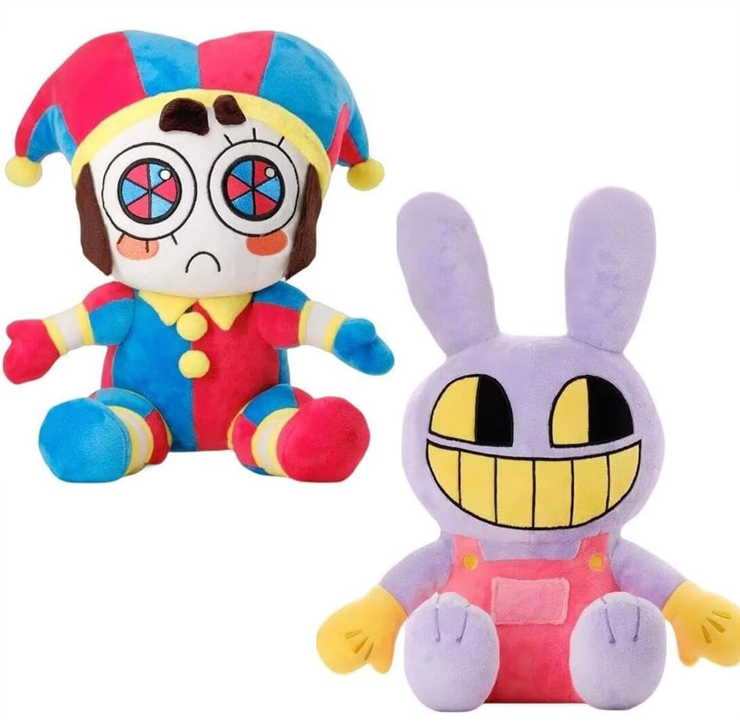 2PCS New The Amazing Digital Circus Plush, 11" Pomni Plushies Toy, Cute Stuffed Figure Doll for Kids and Adults, Birthday Halloween Christmas As Gifts for Adults and Children (1)