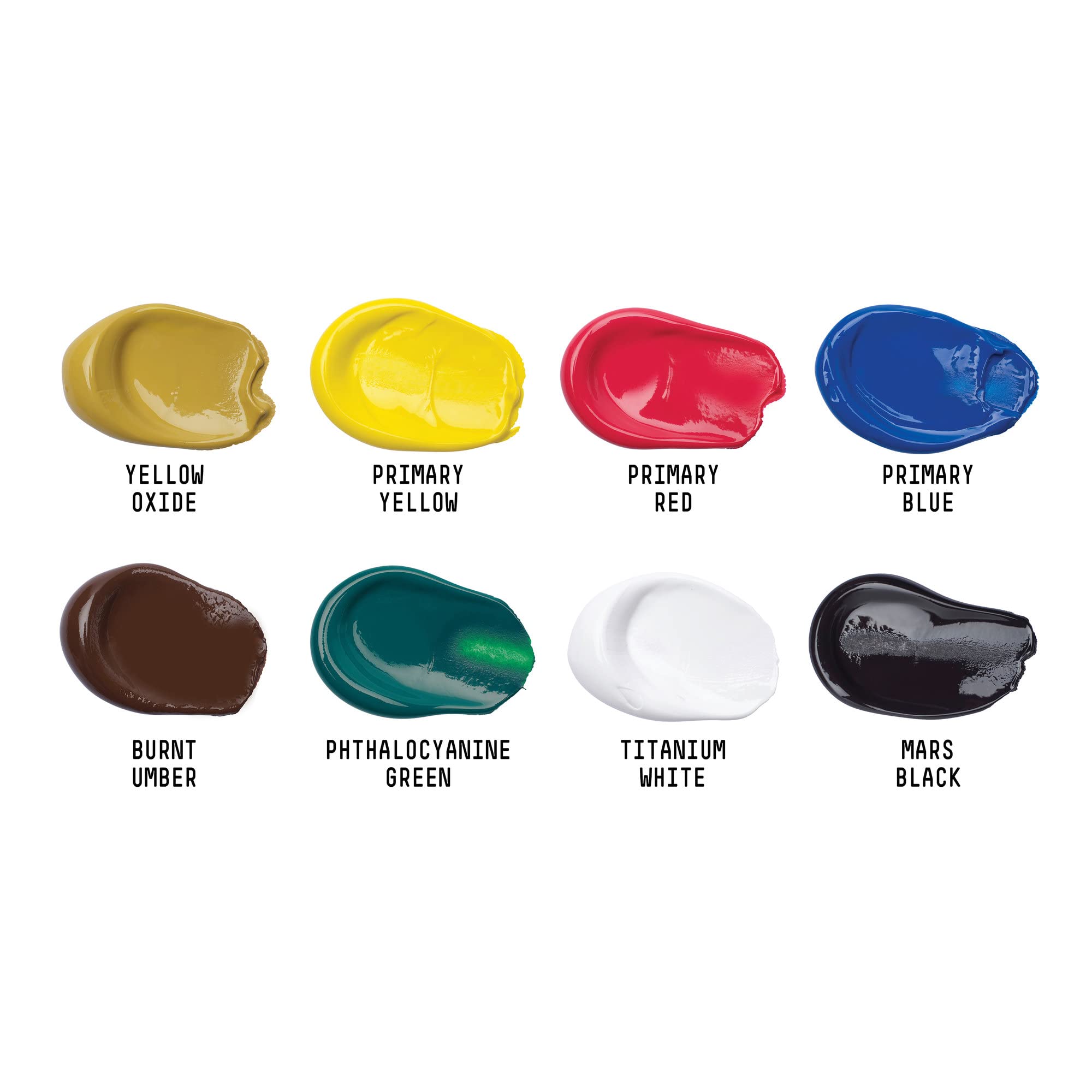 Liquitex 3699396 Basics zestaw farb akrylowych – tubki 8 x 75 ml, odporne na działanie światła farby akrylowe, żywe kolory, idealne do malowania na płótnie, malarstwie akrylowym, mieszanych nośnikach