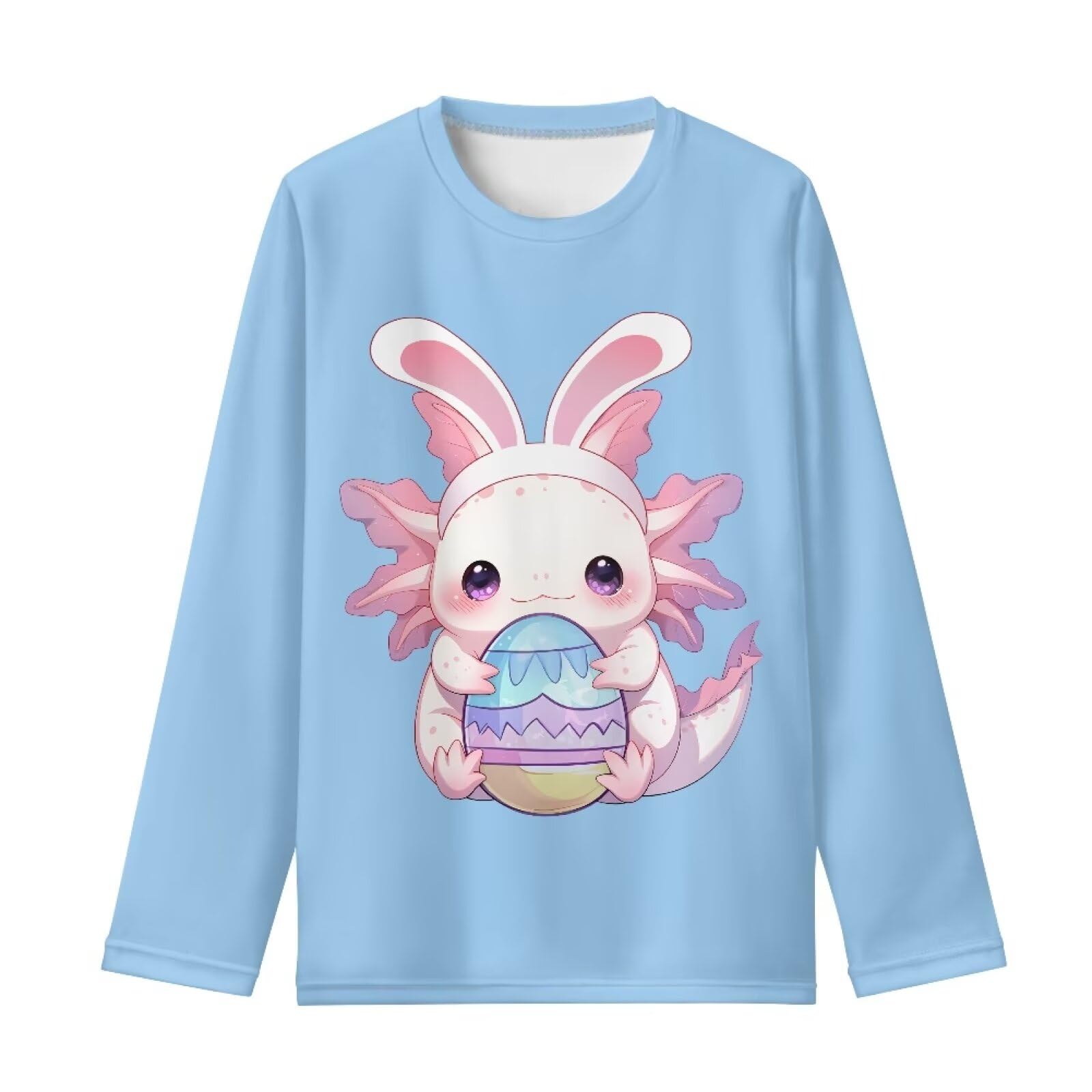 Girls Long Sleeve Shirt with Cute Graphic Casual Pullover Tops 3-16Y