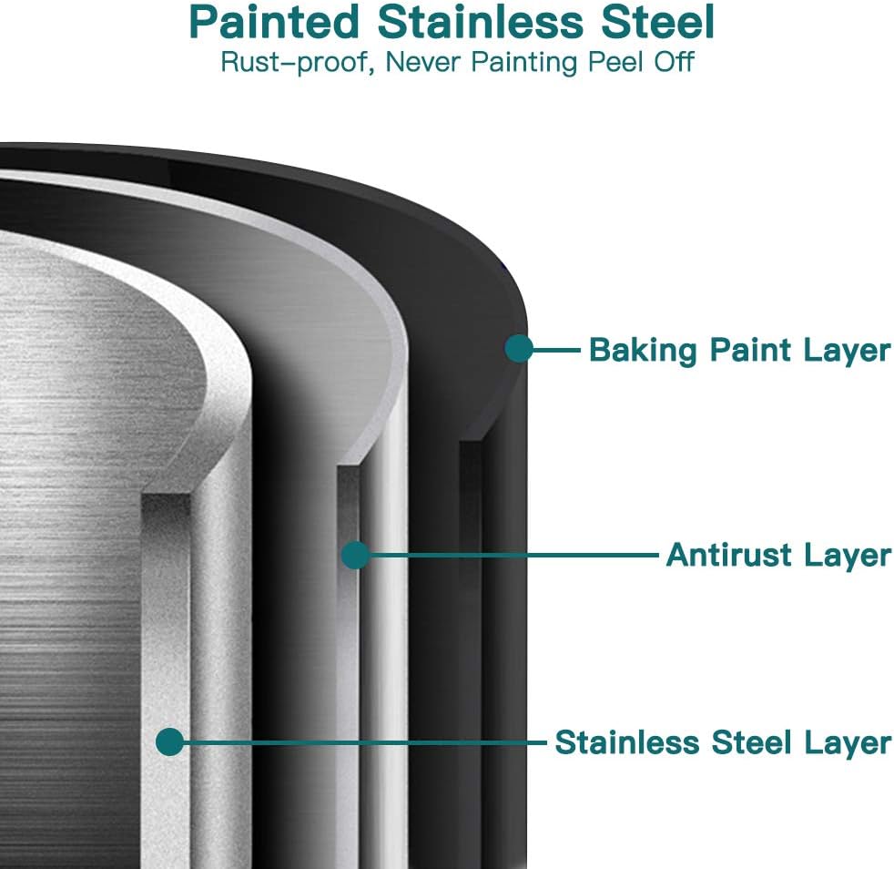 Wall-Mounted Dish Rack with Hanging Rod, Foldable Dish Drying Rack with Drainboard, Stainless Steel Dish Drainer, Black