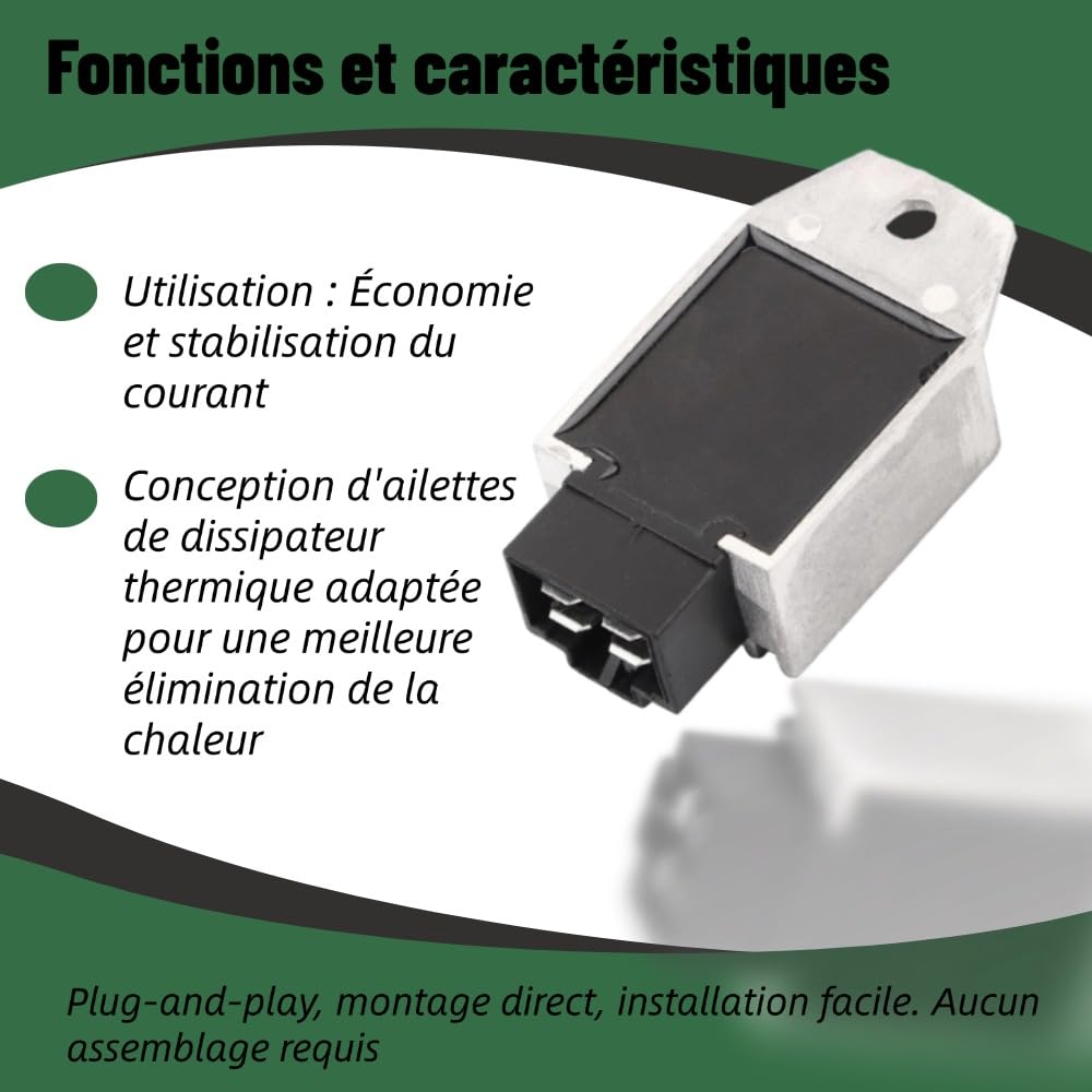 Spannungsregler Gleichrichter 4-polig - Regler Für Lichtmaschine & Stator