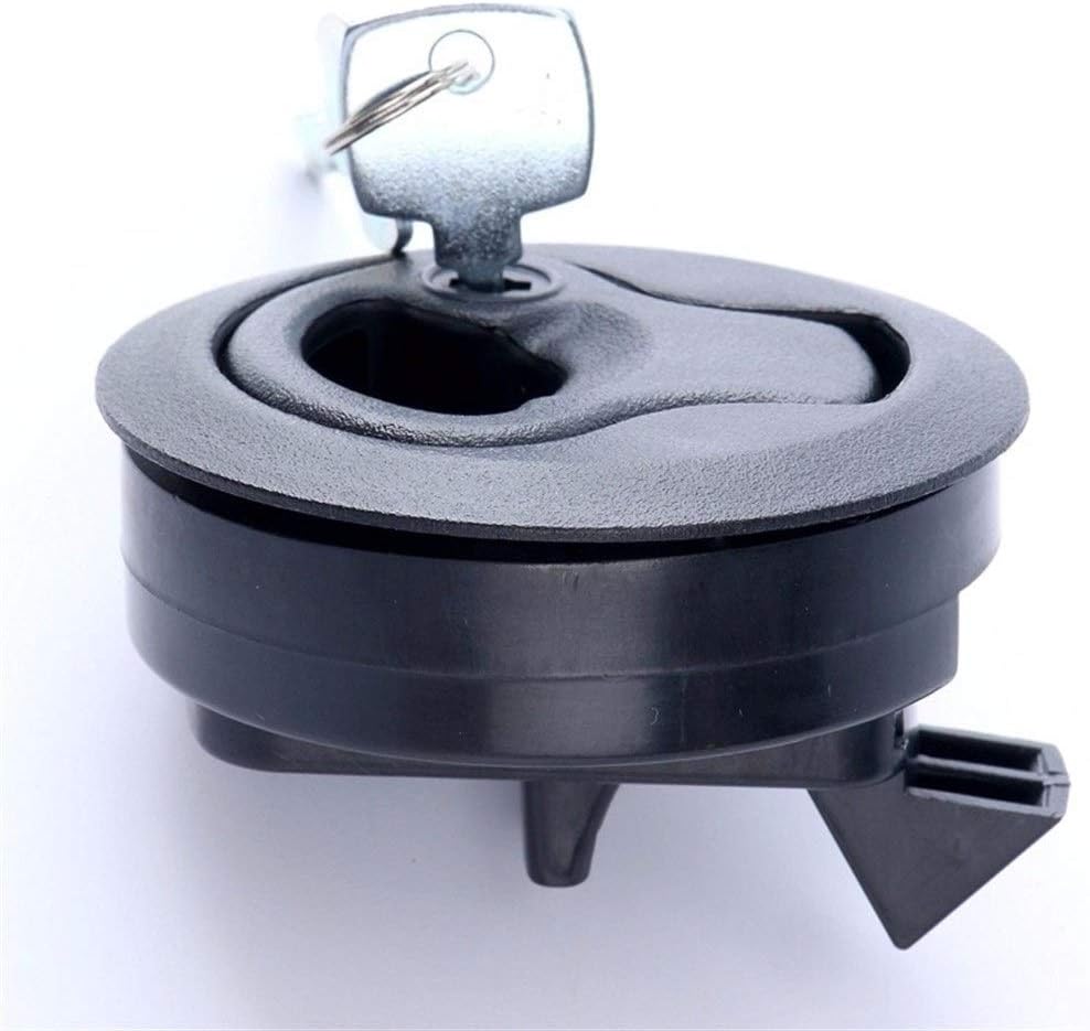 Hook-Latches 2PCS Push-to-Close/Slam Latch Hatch Flush Pull W Lock 1/2'' Door Deck for Boat Marine