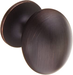 Amerock BP53018-10PACK Allison Value Hardware 1-3/8 Inch Long Oval Cabinet Knob, Oil Rubbed Bronze - coolthings.us