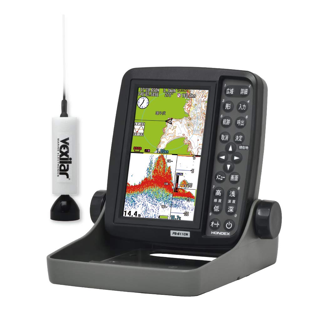 Amazon | ホンデックス(HONDEX) 魚探 魚群探知機 ポータブルGPS