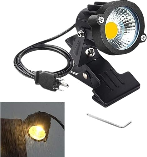 Miniatura 1 de 1 unids al aire libre 5W LED clip en luz resistente al agua ajustable escritorio soporte proyector lámpara letrero pizarra iluminación con enchufe