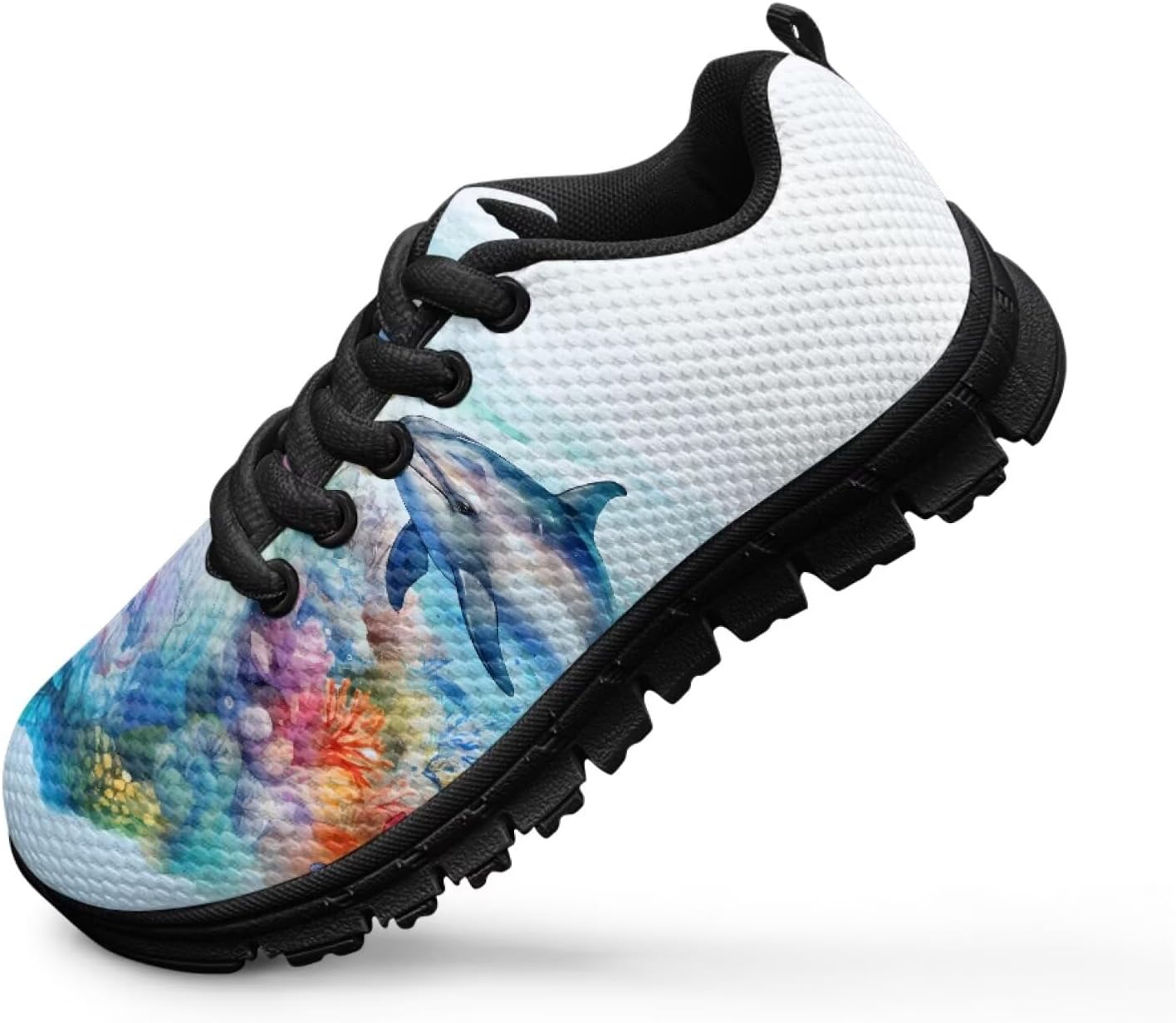 3D Shark Shoes for Boys Girls Sneakers Lightweight School Cute Sneakers Anti-Slip Tennis Running Athletic Shoes