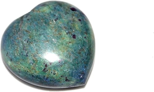 Miniatura 1 de Jet Ruby Fuschita Corazón hinchado Piedra Espíritu Guía de Piedra Piedra Cristal Blanco Terapia Curación Chakra Equilibrio Energía Amor Divino