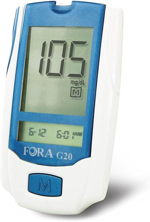 FORA G20 Blood Glucose Meter for Diabetes and Health
