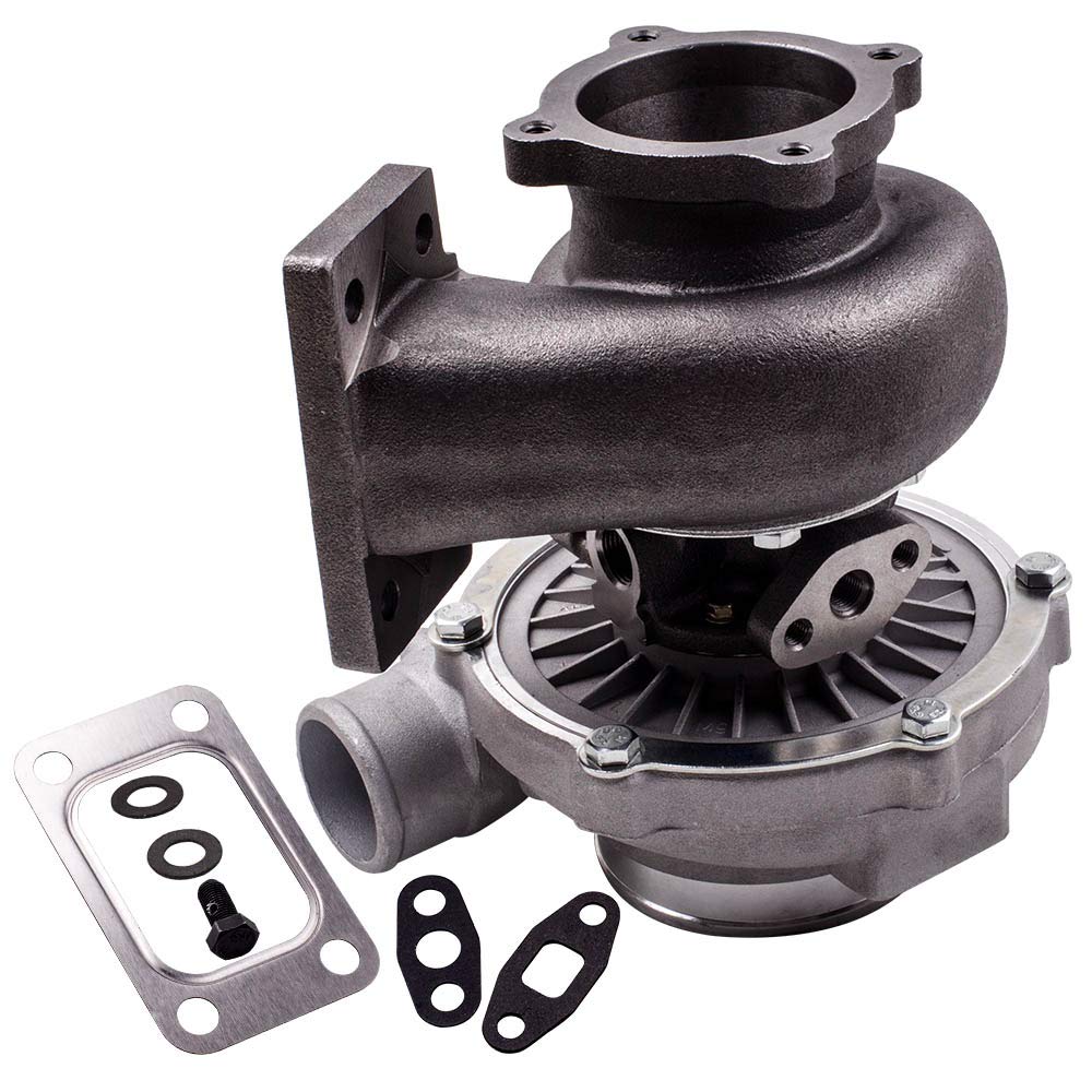 maXpeedingrods GT30 GT3037 GT3076 Turbocompressore Universale T3 Turbo Auto Fino a 500HP Raffreddamento ad Acqua per Tutti i Motori 6/8 Cilindri 3.0L-5.0L