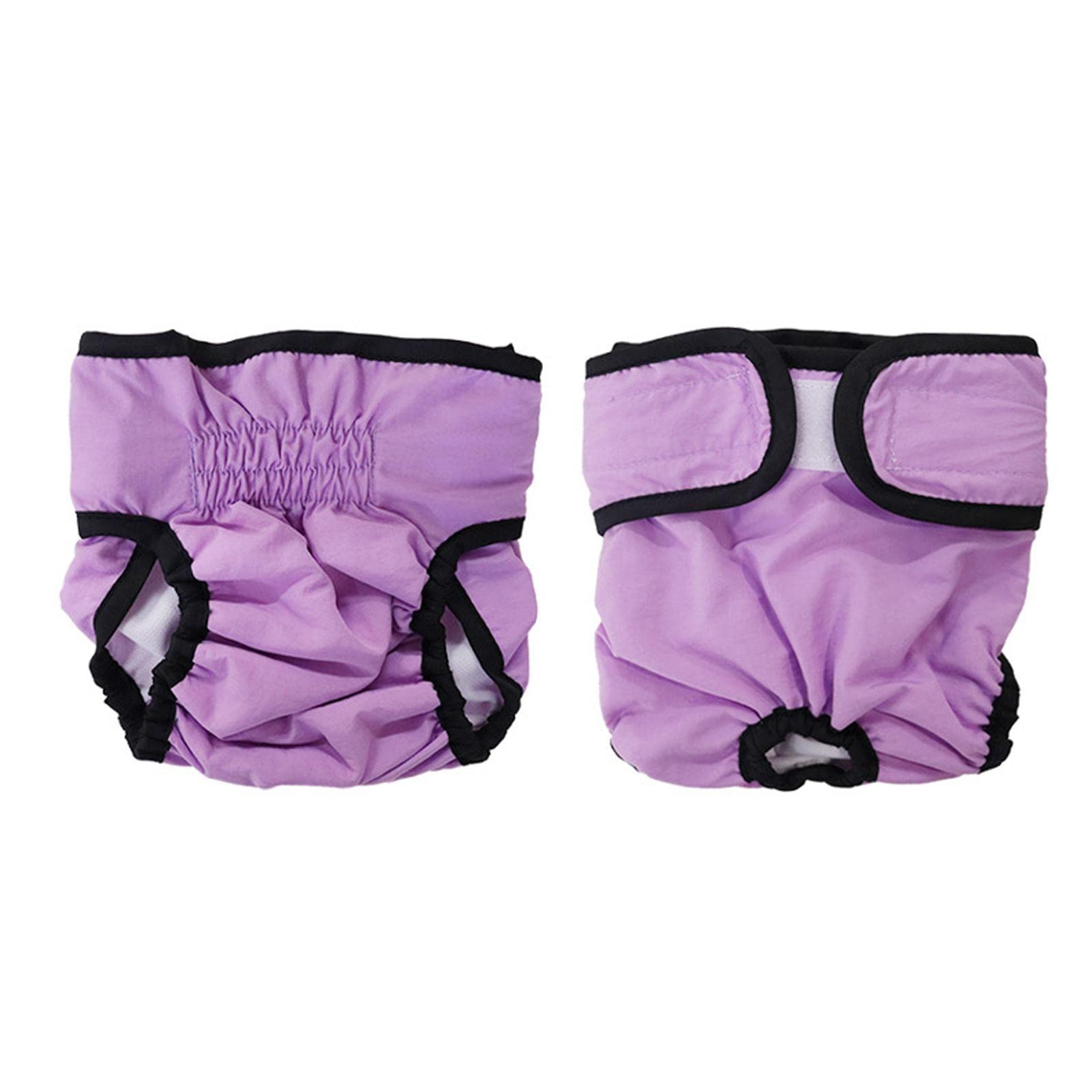 Pañales para perra para el ciclo de calor, 4 unidades con diseño ajustable, pañales reutilizables para mascotas, color brillante, y cómodo, a prueba de fugas para cachorros y adultos Pologmase