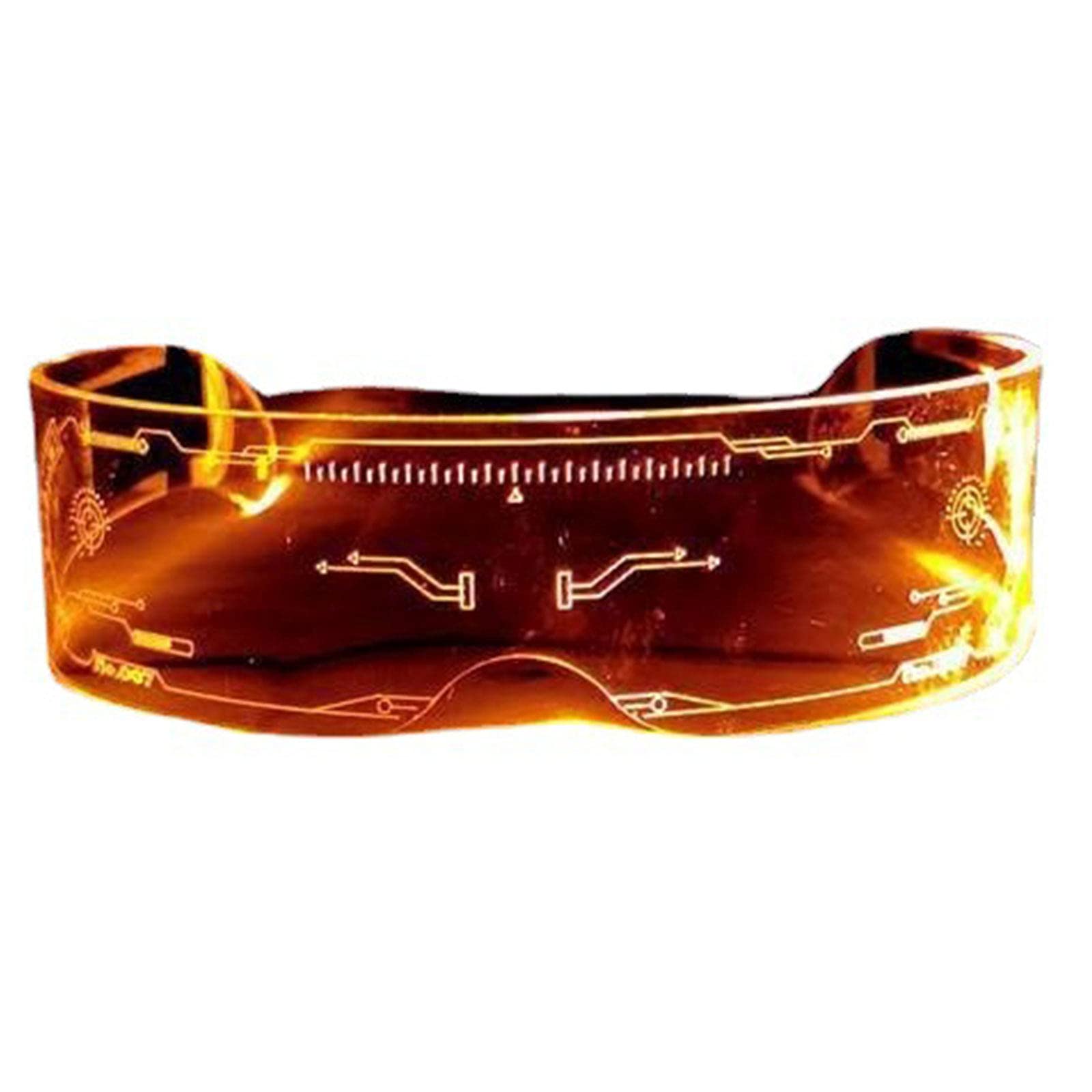 7 Colors Color Changing and Luminous,luminous Glasses,sense of Future Technology,futuristic Electronic Visor Glasses,flash,for Cosplay Halloween Bar Club Party
