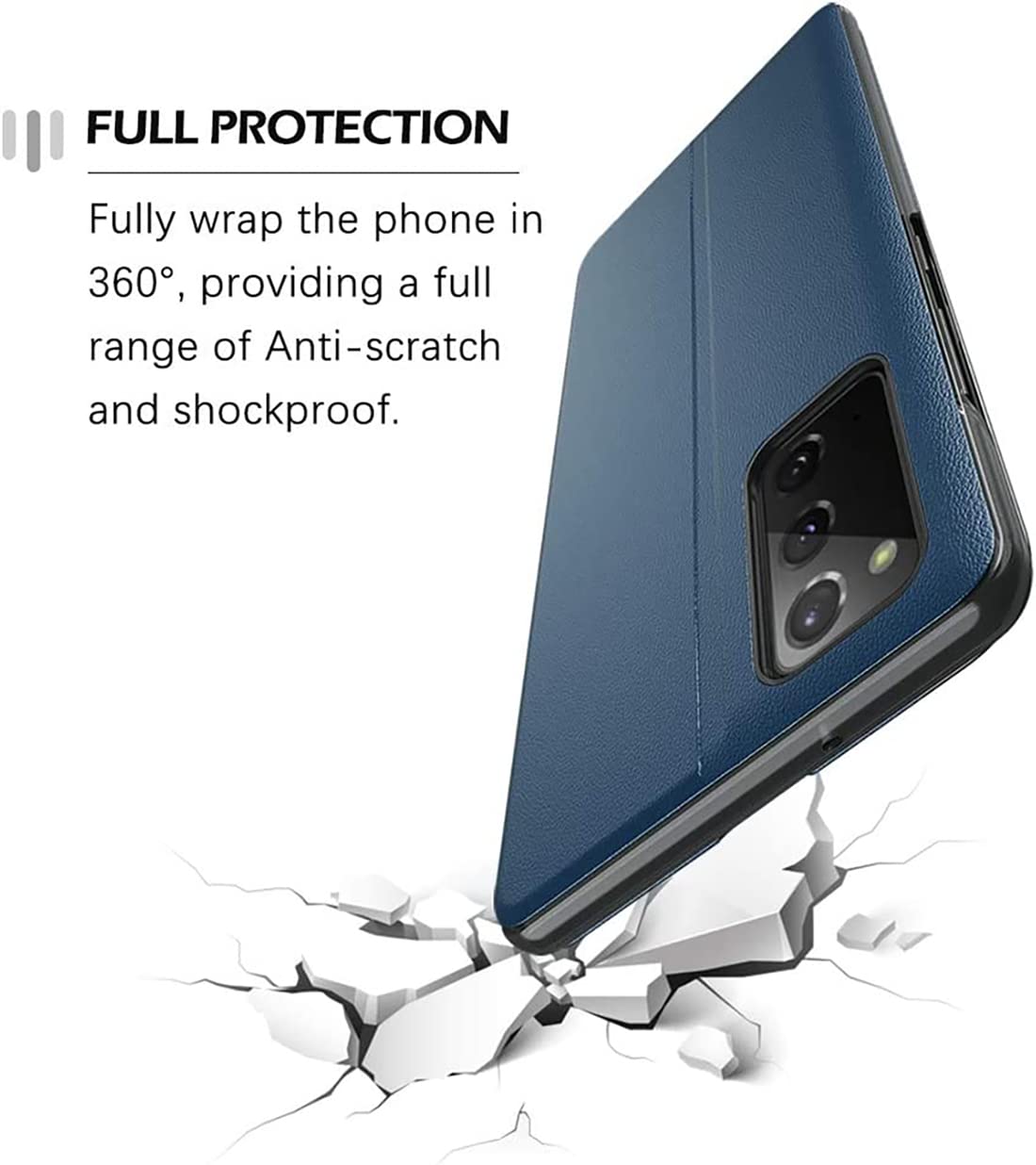TEYYOS Smart Clear View Cover per Xiaomi Poco X5, Premio