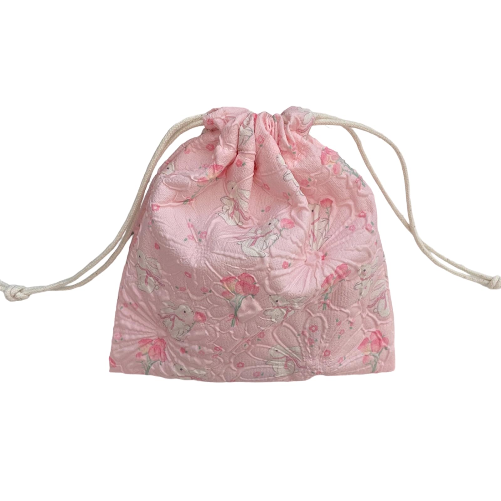 CAZSTYK Cartoon Design Makeup Bag Drawstring Closure Portable Accessory Pouches Multipurpose Cosmetic Carry Bag Toiletry