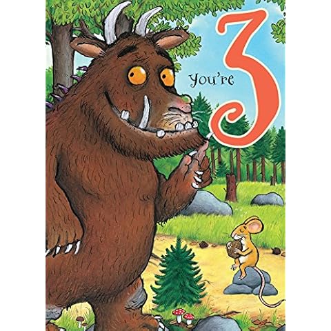 The Gruffalo 3rd Birthday Card GR008 Cover
