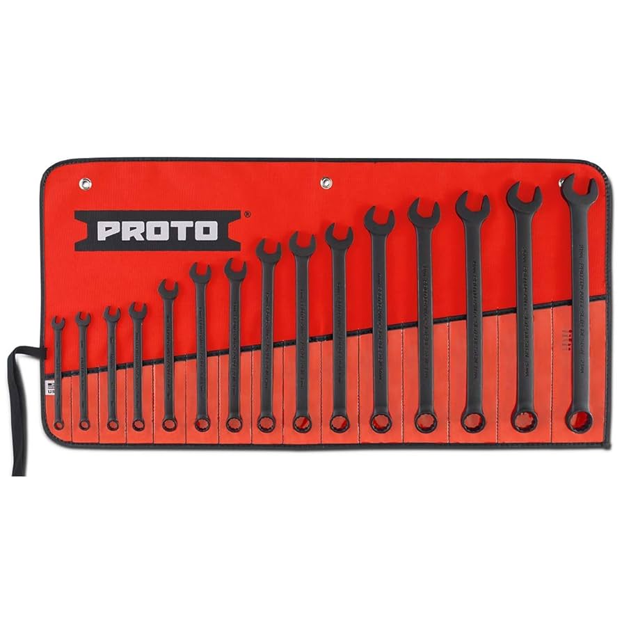 Proto J1200F-MBASD 15 Pc. Metric ProtoBlack Combination ASD