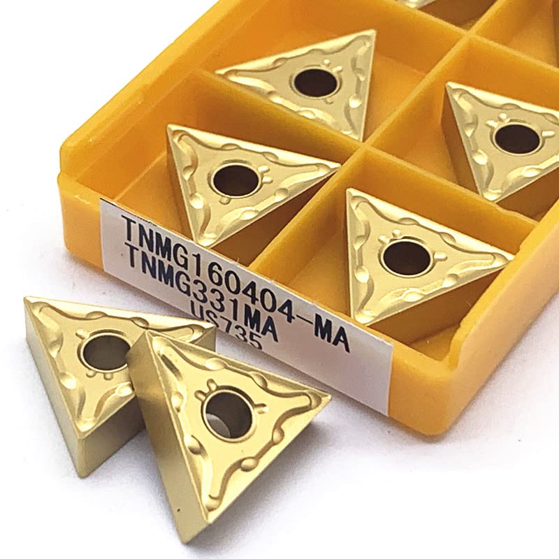 TNMG160404 08 MA VP15TF/UE6020/US735 CNC Herramienta de torneado Externo TNMG 160404 Piezas de Acero Inoxidable Inserto Giratorio(TNMG160408 MA VP15TF)