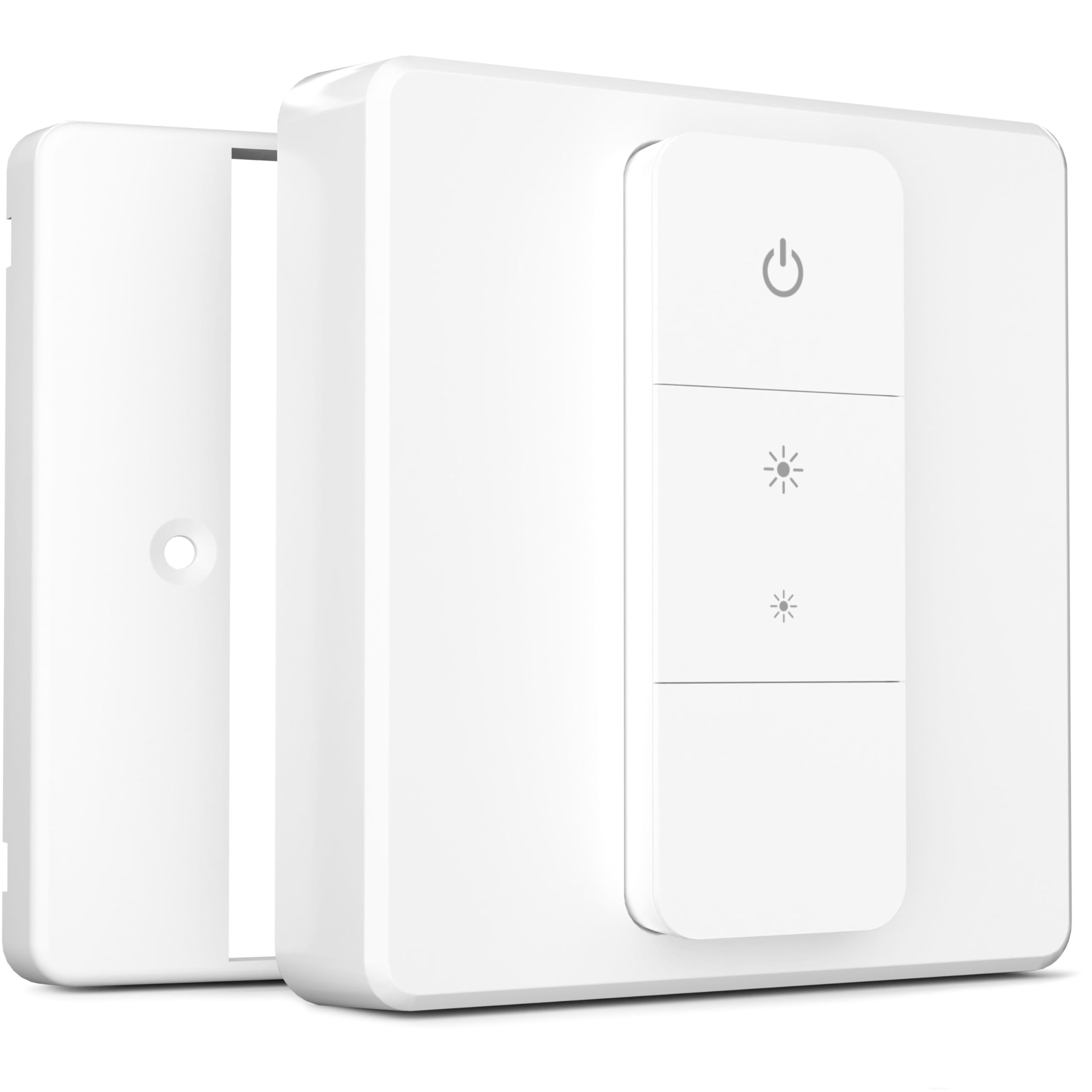 IYOKIClassic Switch Cover for Philips Hue Dimmer V2, Compatible with Hue Switch Cover, Remote Light Switch Plate Adapter, 1-Gang (2-Pack)