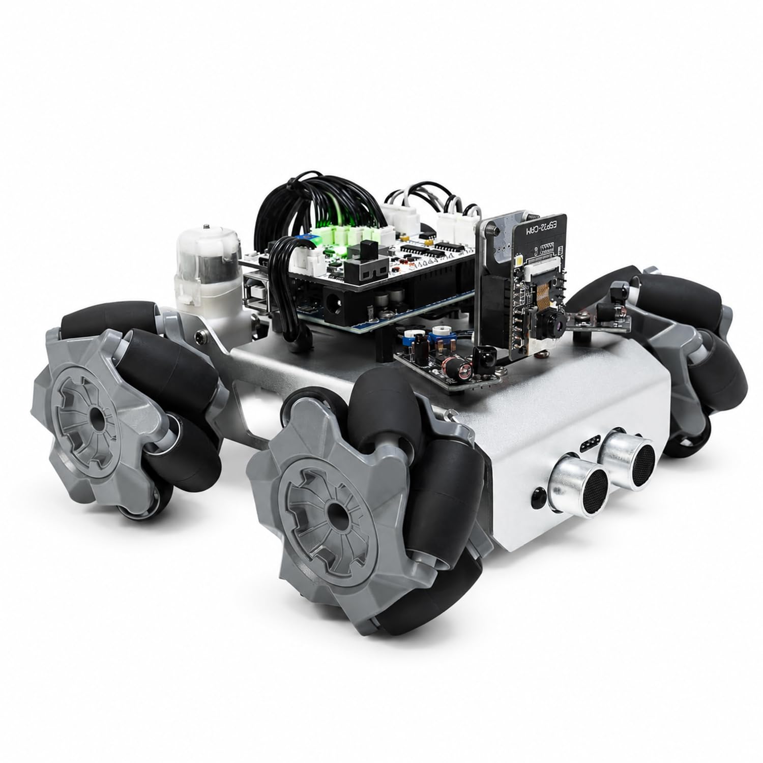 SunFounder Smart Robot Car Kit Compatible avec Arduino UNO R3, 4WD Omnidirectional Movement, FPV, ESP32 CAM, APP Romote Control etc, Educational Robotic Kit for Adults