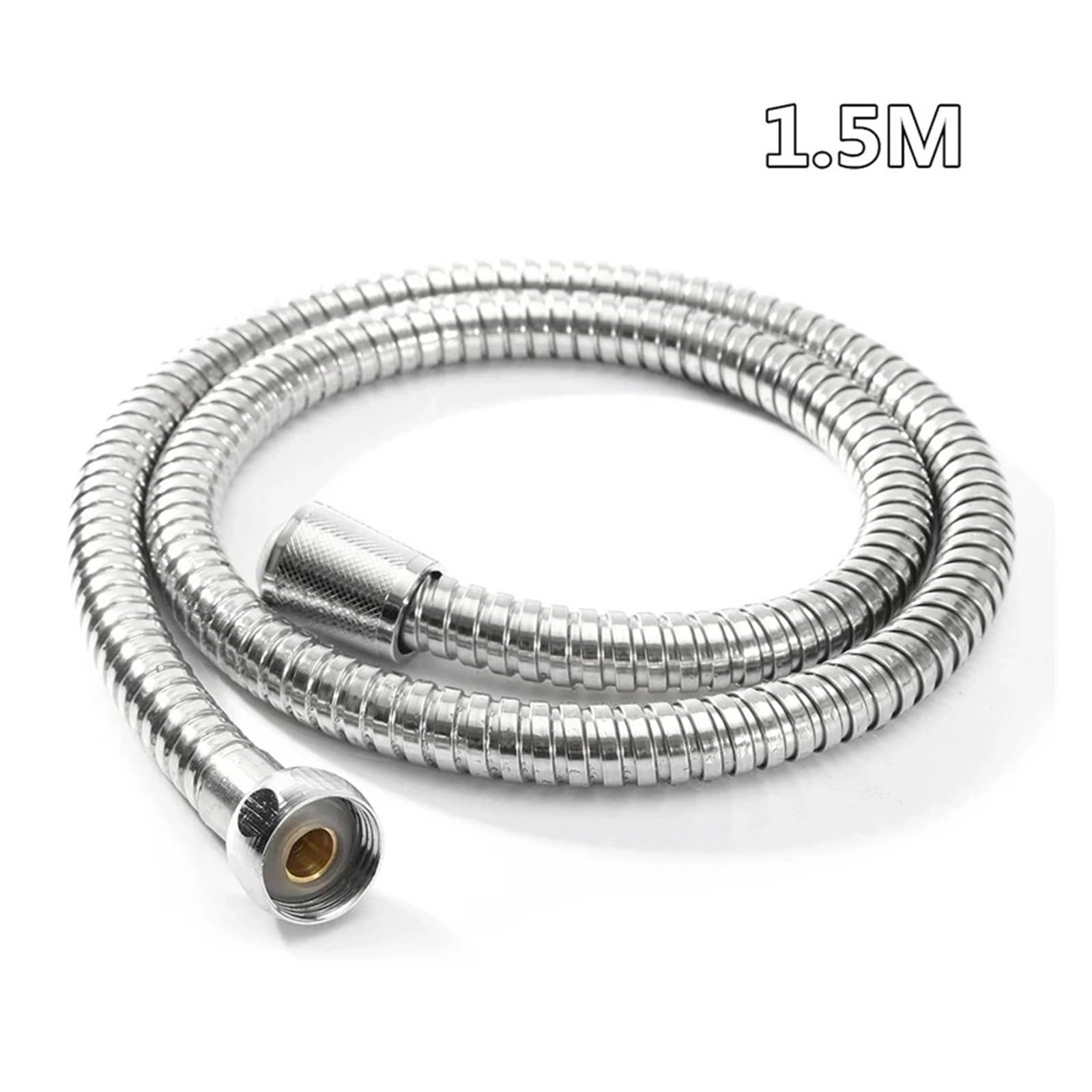1m/1,5m/2m stal nierdzewna elastyczny wąż prysznicowy długi wąż prysznicowy do łazienki przedłużacz węża do rur hydraulicznych(1.5M)