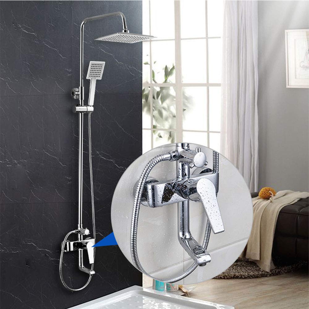 Mélangeur de douche cascade avec ensemble de bain complet pour une robinetterie moderne