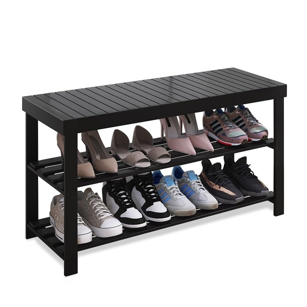 Tabouret à langer d'entrée et rangement de chaussures pour stopper le désordre au sol