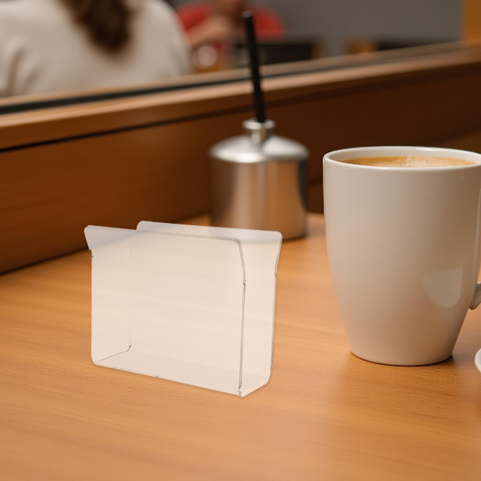 DOITOOL Dispensador de servilletas acrílico de 3 piezas: Soporte para pañuelos de encimera para cocina, baño, mesa de comedor - Dispensador de servilletas transparente para pañuelos y toallas de