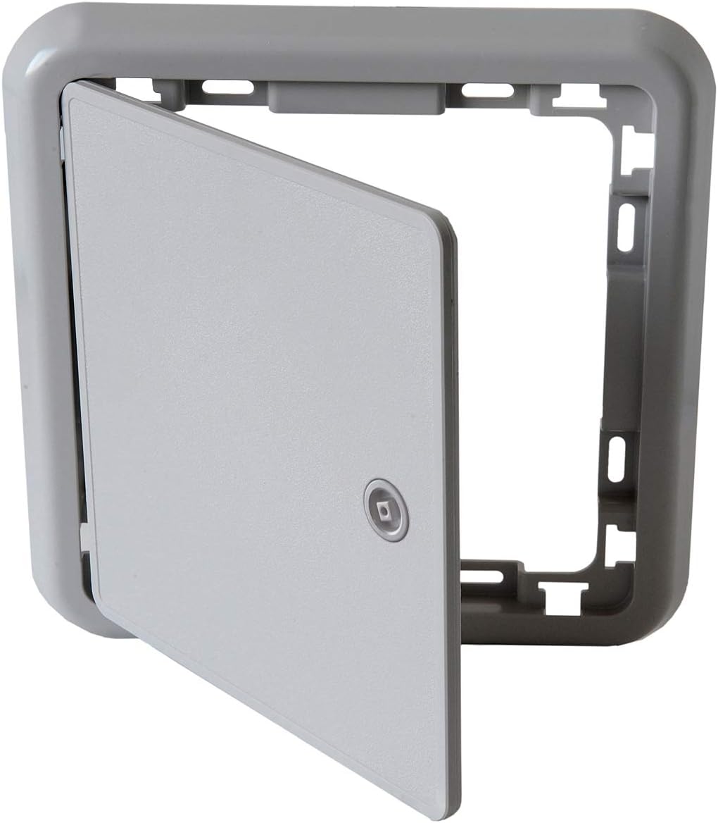 SIS2020G ABS Inspection Door, Grey, 215 x 215 mm