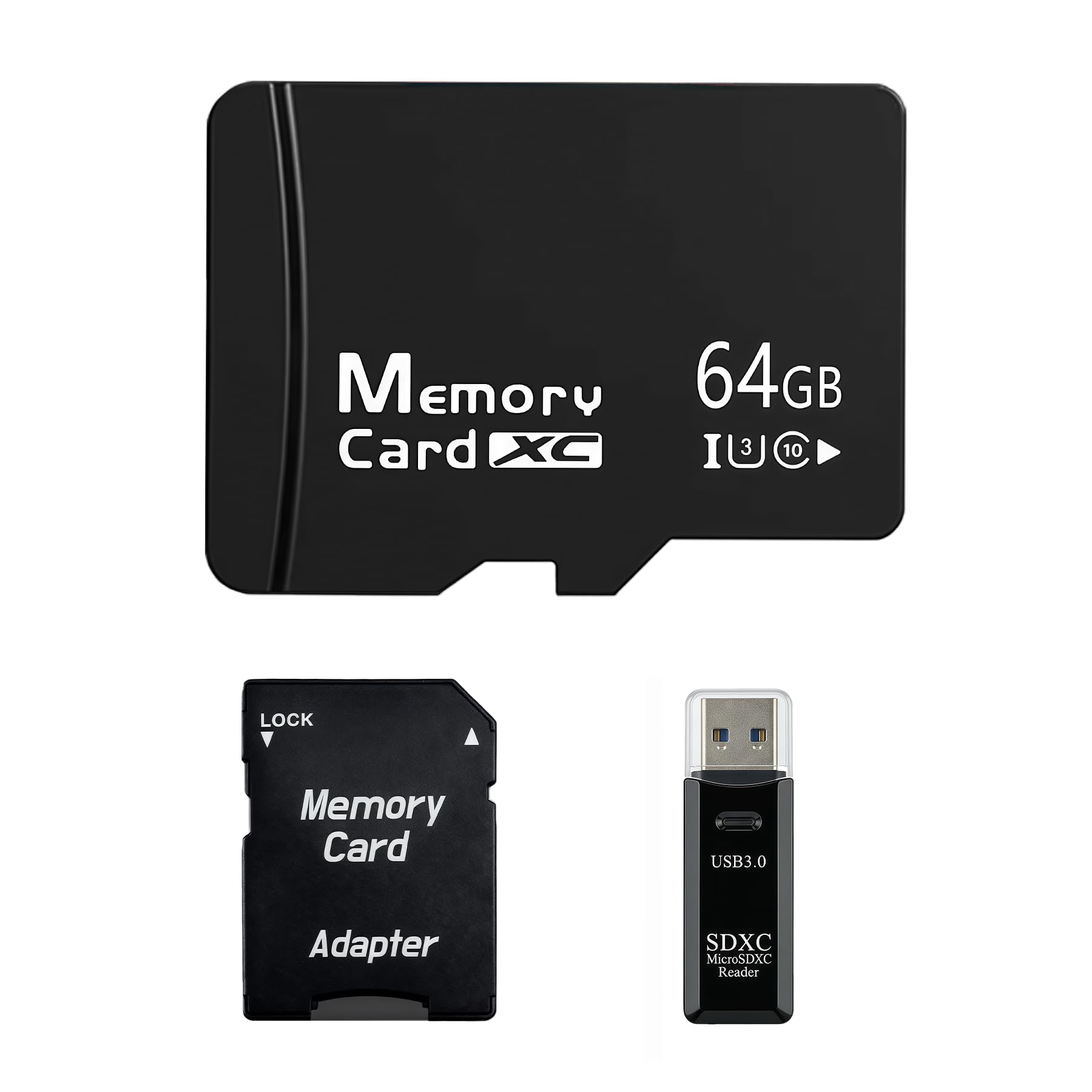 Photo 1 of TIDEFORCIX 64GB Micro SD Card for Dashcam & Security Camera U3 V30 A1