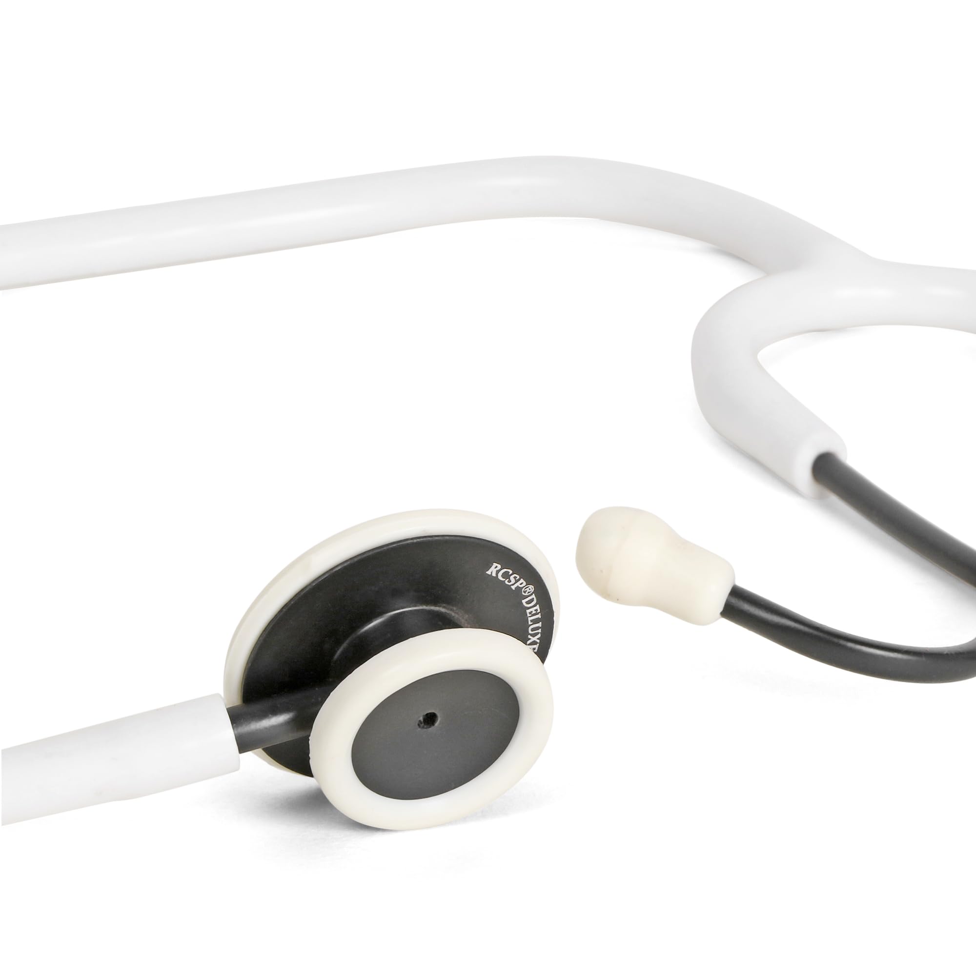 RCSP Stethoscope for Doctors and Medical Students | Alluminium Professional Range Acoustic Stethoscope | Chest Piece with Flexible Latex Free Tube & Soft Sealing Ear Knobs (WHITE) (B0CG9WMCR9) Amazon Price History, Amazon Price Tracker