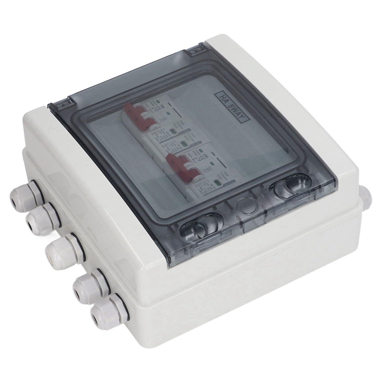 Sezionatore solare DC500V 2 in 2 Out Protezione contro le sovratensioni Scatola combinata fotovoltaica IP65 Resistente all'acqua 32A 20‑40KA