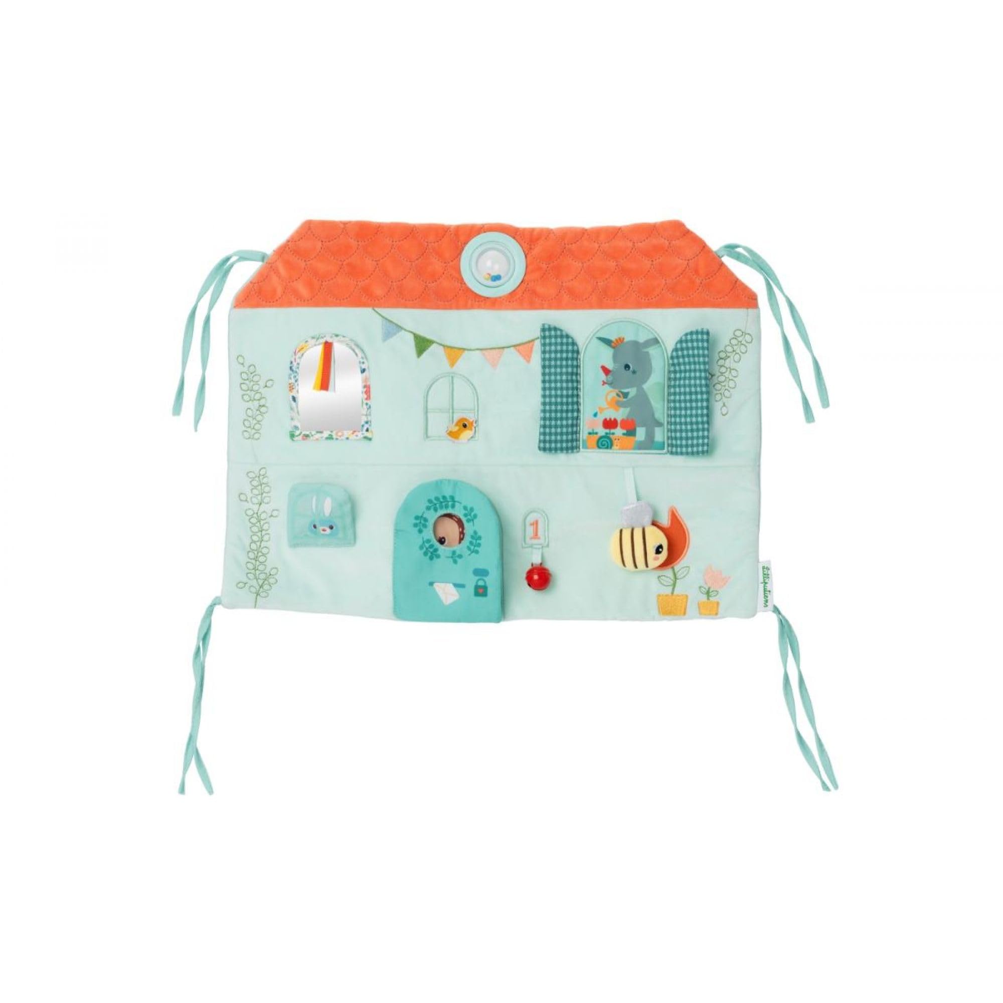 LILLIPUTIENS - Discovery and Activity Panel - Interactive sensory toy - Attaches to playpen - Stimulates motor skills and imagination - From 3 months - 83507