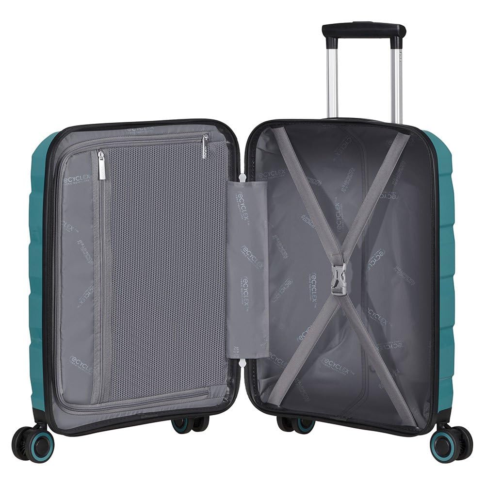 American Tourister Air Move - Spinner S, Valigetta e Trolley, Turchese (Teal), S (55 cm - 32.5 L)