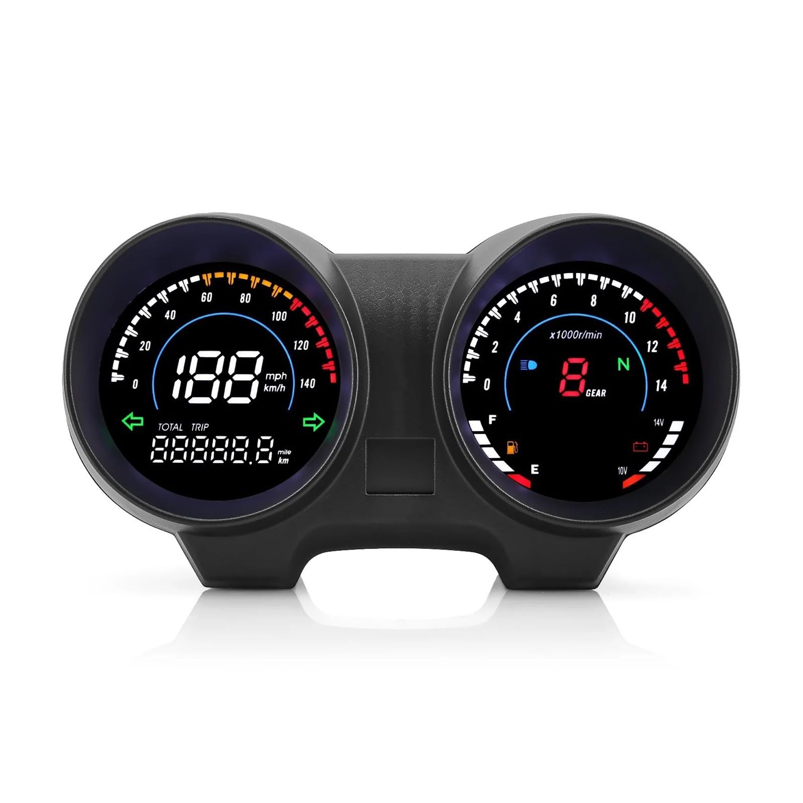 Contachilometri Cruscotto Digitale Per Motocicletta LED Elettronica Contagiri Tachimetro Con Indicatore Di Direzione Per Brasile TITAN 150 Per CG150 Fan1