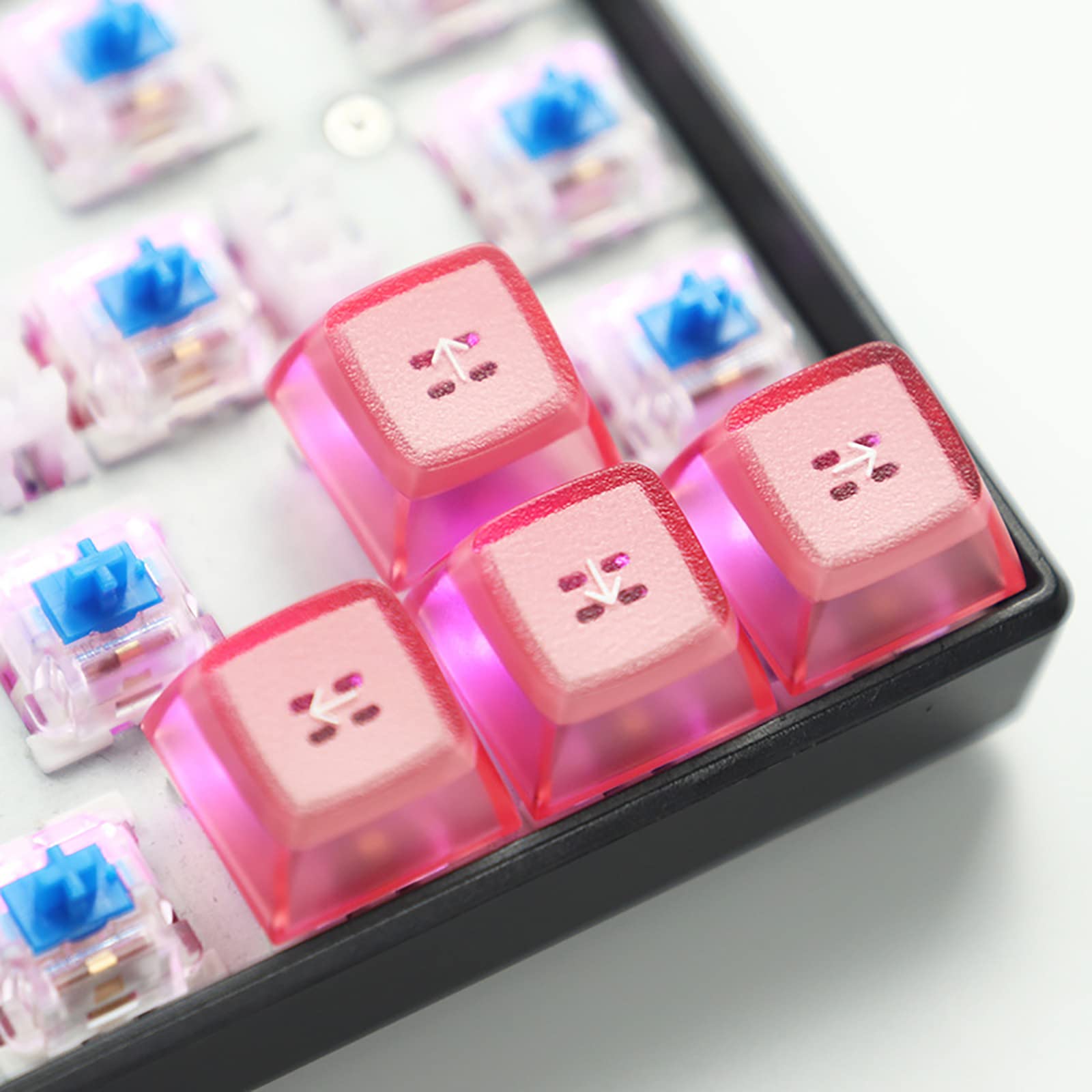 Podświetlenie RGB Ema Profile Double-Shot Keycaps 9 do akcesoriów klawiszowych do klawiatury D