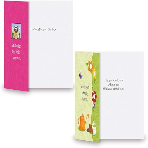 Miniatura 5 de Thinking of You - Tarjetas de felicitación variadas, paquete de 16 (8 diseños), tarjetas grandes de 5 x 7 pulgadas, sentimientos en el interior,