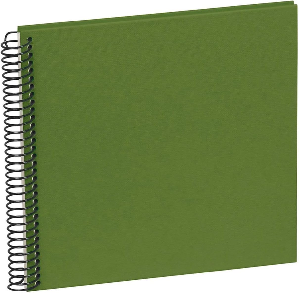 Semikolon - Spiral Economy Large Cream Paper Photo Album (13.6 × 13 in.), Red