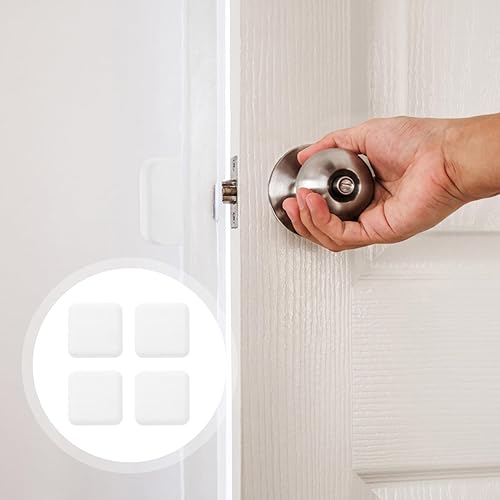 Miniatura 5 de 20 piezas de parachoques de silicona para puerta, topes de puerta protectores de pared contra pomos de puerta, protectores autoadhesivos para pomos