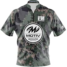 Logo Infusion Dye-Sublimated Bowling Jersey Sash Collar - I AM Bowling Fun Design 2054-MT - Motiv - Marines CAMO X-Large