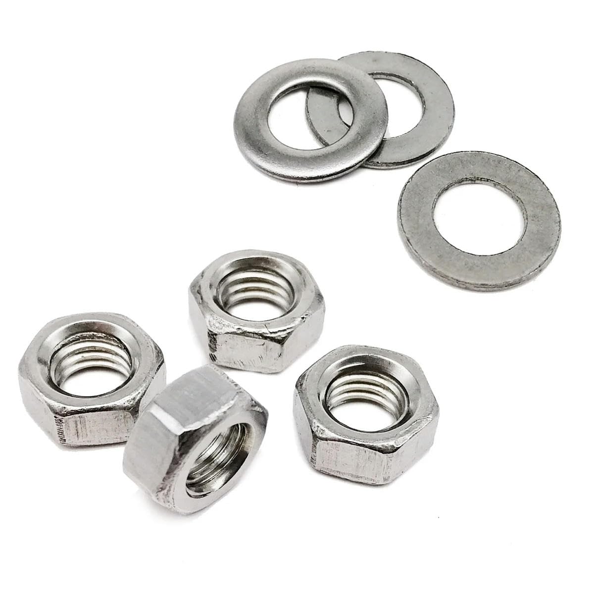 400/2100 Piezas M1.6 M2 M2.5 M3 M4 M5 304 Cabeza Redonda de Acero Inoxidable Tornillo Tuerca Surtido de Arandelas Kit Caja D 2100 Piezas