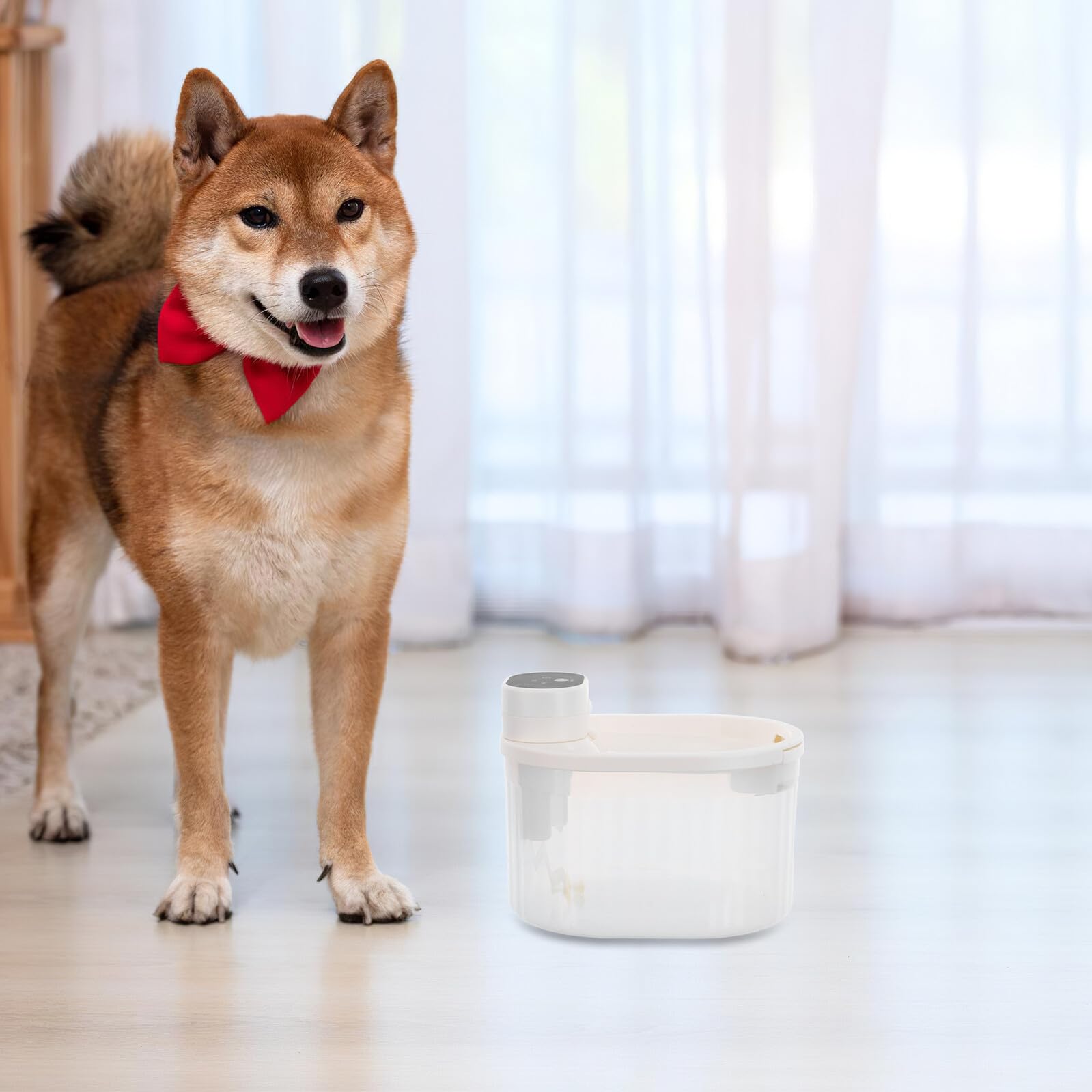 Fontana Acqua per Animali Domestici Senza Fili con Sensore di Movimento Intelligente Dispenser Silenzioso e Resistente per Cani e Gatti Circolazione Continua e Capacità Grande per