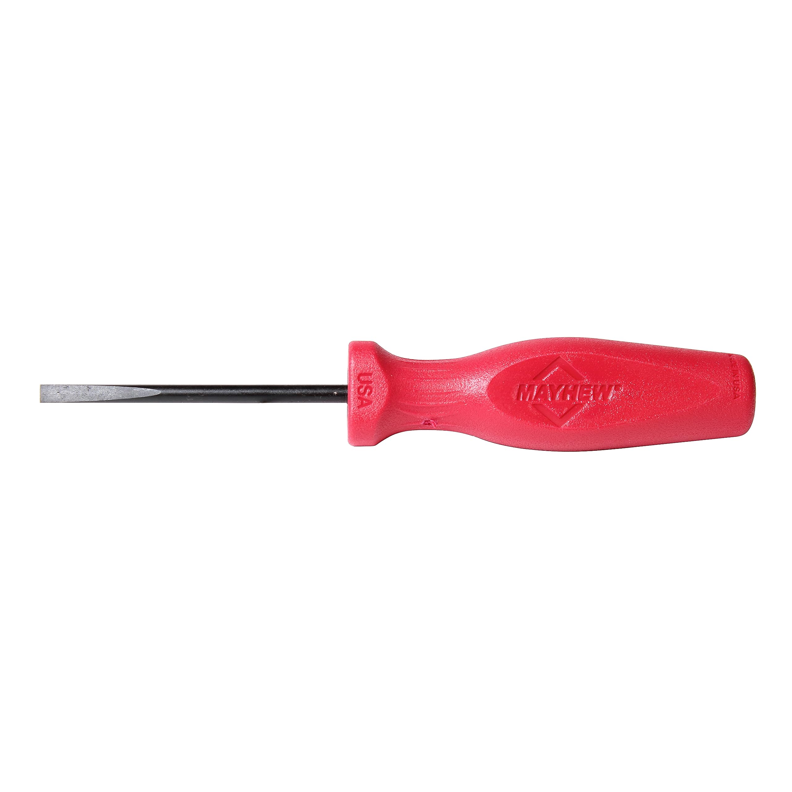 Tournevis à fente Mayhew 27311 rouge outil de vissage plat 3/16 pouce